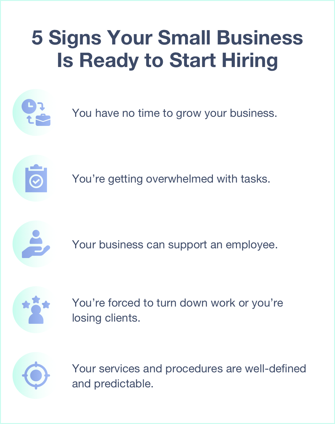 5 signs your small business is ready to start hiring