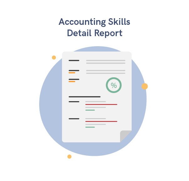Hire success accounting skills detail report.
