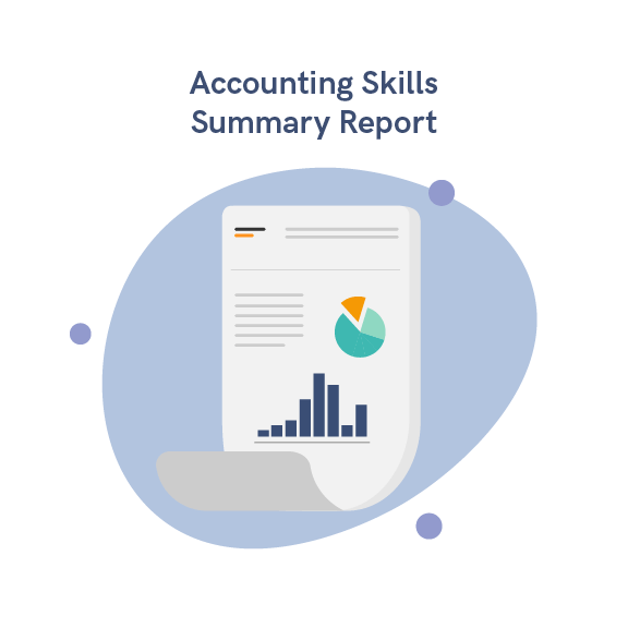 Hire success accounting skills summary report.