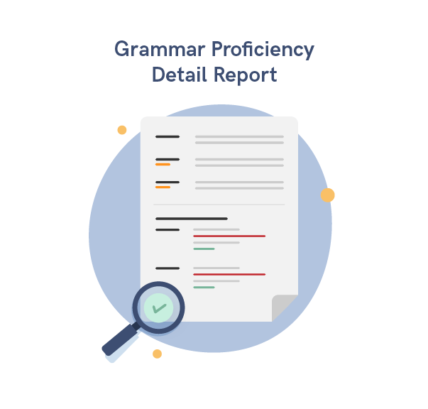 Grammar proficiency detail report.