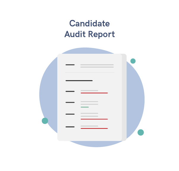 Candidate audit report.