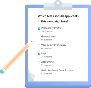 Choose which assessments to test before job interview