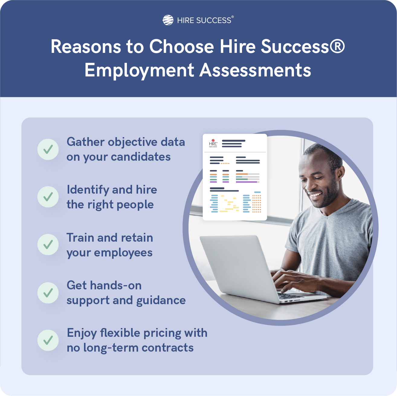 Reasons to choose hire success employment assessments.