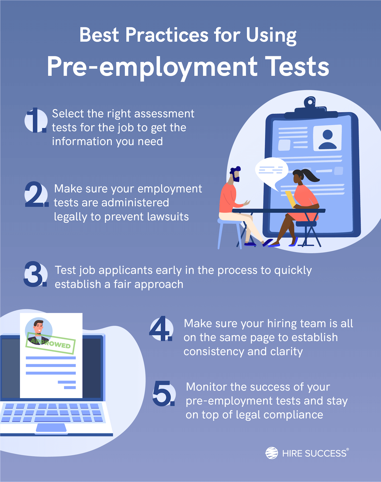 6 Best Practices For Using Pre Employment Tests Hire Success 