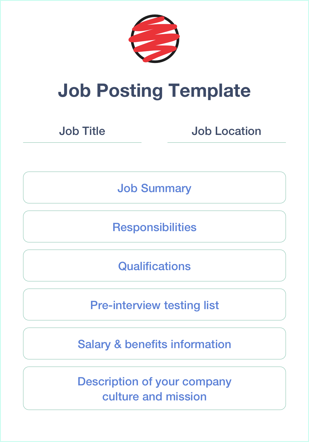 job posting template