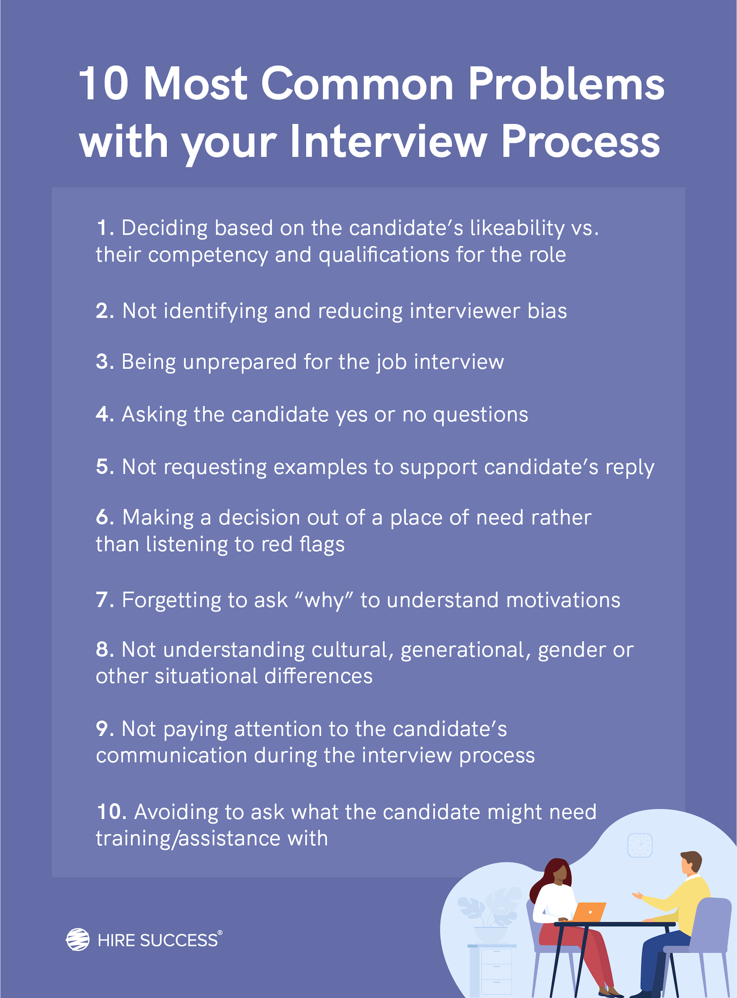 8 most common problems with your interview process